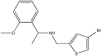 [(4-bromothiophen-2-yl)methyl][1-(2-methoxyphenyl)ethyl]amine Struktur