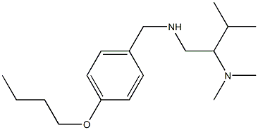 [(4-butoxyphenyl)methyl][2-(dimethylamino)-3-methylbutyl]amine Struktur