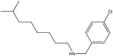 [(4-chlorophenyl)methyl](7-methyloctyl)amine Struktur