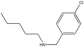 [(4-chlorophenyl)methyl](pentyl)amine Struktur