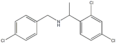 [(4-chlorophenyl)methyl][1-(2,4-dichlorophenyl)ethyl]amine Struktur