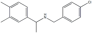 [(4-chlorophenyl)methyl][1-(3,4-dimethylphenyl)ethyl]amine Struktur