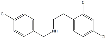 [(4-chlorophenyl)methyl][2-(2,4-dichlorophenyl)ethyl]amine Struktur