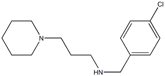 [(4-chlorophenyl)methyl][3-(piperidin-1-yl)propyl]amine Struktur