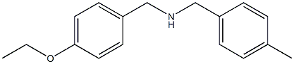 [(4-ethoxyphenyl)methyl][(4-methylphenyl)methyl]amine Struktur