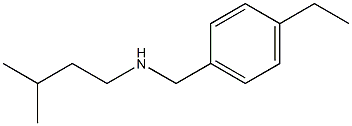 [(4-ethylphenyl)methyl](3-methylbutyl)amine Struktur