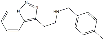 [(4-methylphenyl)methyl](2-{[1,2,4]triazolo[3,4-a]pyridin-3-yl}ethyl)amine Struktur