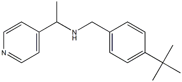 [(4-tert-butylphenyl)methyl][1-(pyridin-4-yl)ethyl]amine Struktur