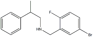 [(5-bromo-2-fluorophenyl)methyl](2-phenylpropyl)amine Struktur