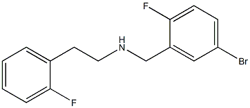 [(5-bromo-2-fluorophenyl)methyl][2-(2-fluorophenyl)ethyl]amine Struktur