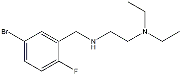 [(5-bromo-2-fluorophenyl)methyl][2-(diethylamino)ethyl]amine Struktur