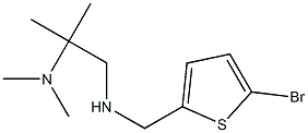 [(5-bromothiophen-2-yl)methyl][2-(dimethylamino)-2-methylpropyl]amine Struktur