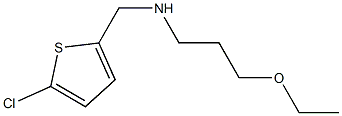 [(5-chlorothiophen-2-yl)methyl](3-ethoxypropyl)amine Struktur