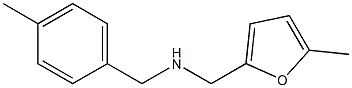 [(5-methylfuran-2-yl)methyl][(4-methylphenyl)methyl]amine Struktur