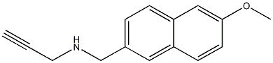 [(6-methoxynaphthalen-2-yl)methyl](prop-2-yn-1-yl)amine Struktur