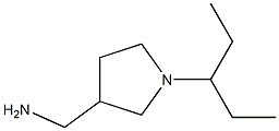 [1-(1-ethylpropyl)pyrrolidin-3-yl]methylamine Struktur