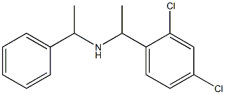 [1-(2,4-dichlorophenyl)ethyl](1-phenylethyl)amine Struktur