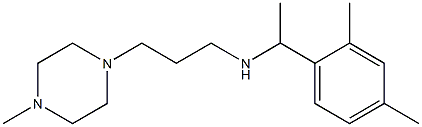 [1-(2,4-dimethylphenyl)ethyl][3-(4-methylpiperazin-1-yl)propyl]amine Struktur