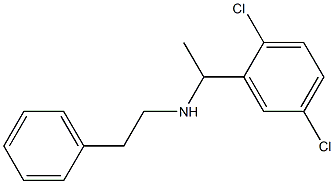 [1-(2,5-dichlorophenyl)ethyl](2-phenylethyl)amine Struktur