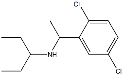 [1-(2,5-dichlorophenyl)ethyl](pentan-3-yl)amine Struktur