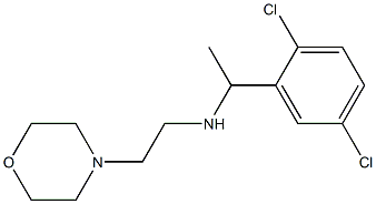 [1-(2,5-dichlorophenyl)ethyl][2-(morpholin-4-yl)ethyl]amine Struktur