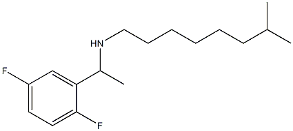 [1-(2,5-difluorophenyl)ethyl](7-methyloctyl)amine Struktur