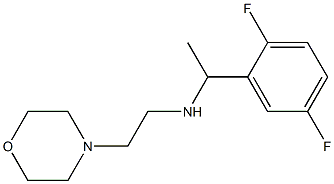 [1-(2,5-difluorophenyl)ethyl][2-(morpholin-4-yl)ethyl]amine Struktur