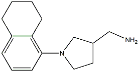 [1-(5,6,7,8-tetrahydronaphthalen-1-yl)pyrrolidin-3-yl]methylamine Struktur