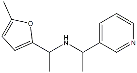 [1-(5-methylfuran-2-yl)ethyl][1-(pyridin-3-yl)ethyl]amine Struktur