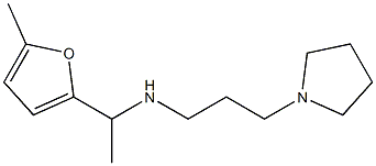 [1-(5-methylfuran-2-yl)ethyl][3-(pyrrolidin-1-yl)propyl]amine Struktur