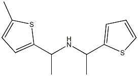 [1-(5-methylthiophen-2-yl)ethyl][1-(thiophen-2-yl)ethyl]amine Struktur