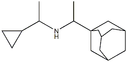 [1-(adamantan-1-yl)ethyl](1-cyclopropylethyl)amine Struktur