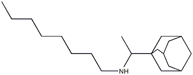 [1-(adamantan-1-yl)ethyl](octyl)amine Struktur