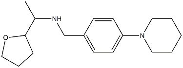 [1-(oxolan-2-yl)ethyl]({[4-(piperidin-1-yl)phenyl]methyl})amine Struktur