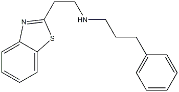 [2-(1,3-benzothiazol-2-yl)ethyl](3-phenylpropyl)amine Struktur