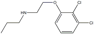 [2-(2,3-dichlorophenoxy)ethyl](propyl)amine Struktur