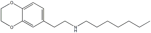 [2-(2,3-dihydro-1,4-benzodioxin-6-yl)ethyl](heptyl)amine Struktur