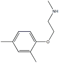 [2-(2,4-dimethylphenoxy)ethyl](methyl)amine Struktur