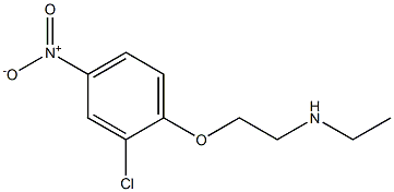 [2-(2-chloro-4-nitrophenoxy)ethyl](ethyl)amine Struktur