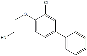 [2-(2-chloro-4-phenylphenoxy)ethyl](methyl)amine Struktur