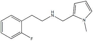 [2-(2-fluorophenyl)ethyl][(1-methyl-1H-pyrrol-2-yl)methyl]amine Struktur