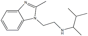 [2-(2-methyl-1H-1,3-benzodiazol-1-yl)ethyl](3-methylbutan-2-yl)amine Struktur