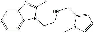 [2-(2-methyl-1H-1,3-benzodiazol-1-yl)ethyl][(1-methyl-1H-pyrrol-2-yl)methyl]amine Struktur