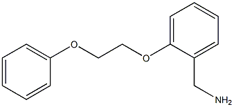 [2-(2-phenoxyethoxy)phenyl]methanamine Struktur