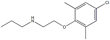 [2-(4-chloro-2,6-dimethylphenoxy)ethyl](propyl)amine Struktur