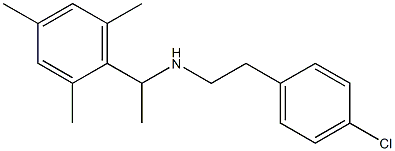 [2-(4-chlorophenyl)ethyl][1-(2,4,6-trimethylphenyl)ethyl]amine Struktur