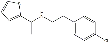 [2-(4-chlorophenyl)ethyl][1-(thiophen-2-yl)ethyl]amine Struktur