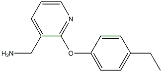 [2-(4-ethylphenoxy)pyridin-3-yl]methylamine Struktur