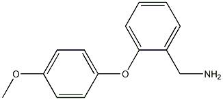 [2-(4-methoxyphenoxy)phenyl]methanamine Struktur