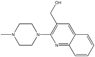 [2-(4-methylpiperazin-1-yl)quinolin-3-yl]methanol Struktur